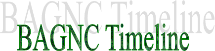 BAGNC Timeline